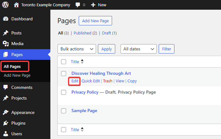 Find your page